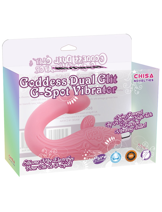 картинка Вибромассажёр для точки G и стимуляции клитора, розовый от магазина ErosMania