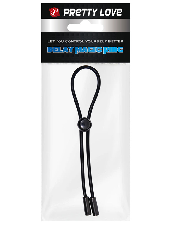 картинка Лассо, силикон, 120 мм, чёрное от магазина ErosMania