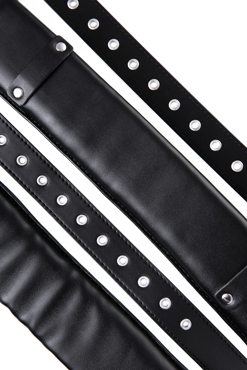 картинка Стропа фиксирующая Anonymo, PU кожа, черная, 145 см от магазина ErosMania