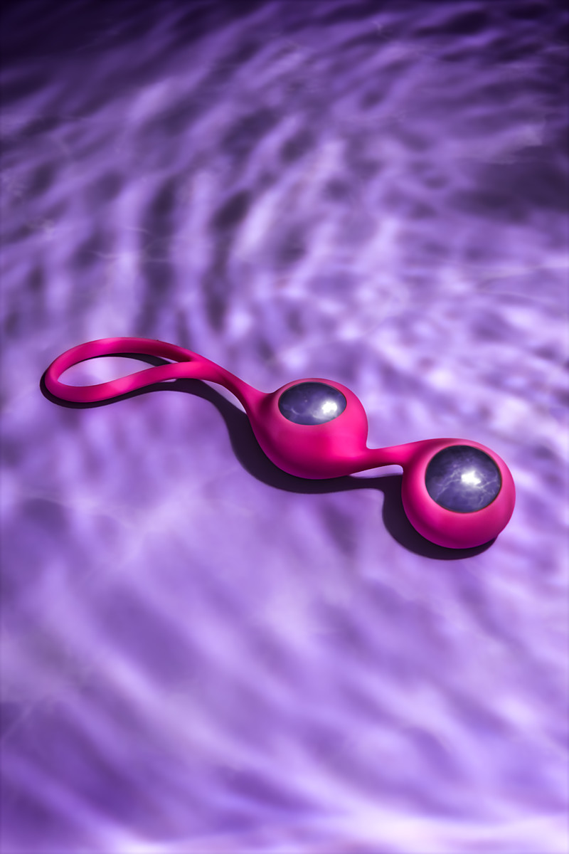 картинка Вагинальные шарики L'Eroina Futa, силикон, розовые, 11 см, Ø 1,9 см, 63 г от магазина ErosMania