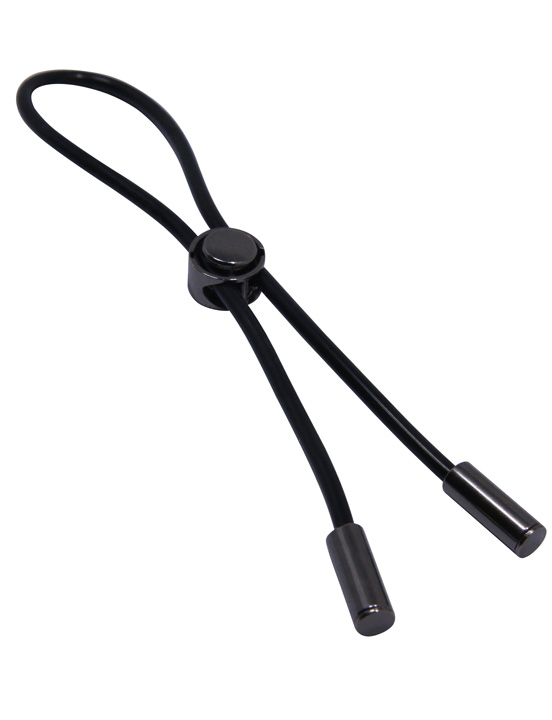 картинка Лассо, силикон, 120 мм, чёрное от магазина ErosMania