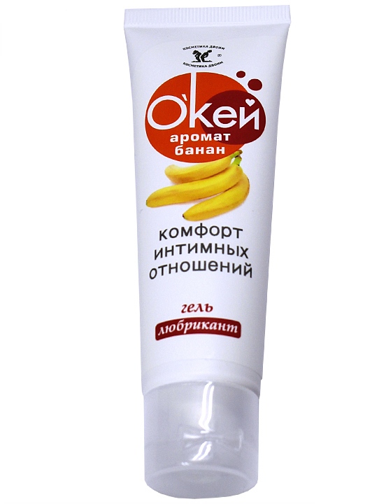 картинка Гель-смазка «О'кей аромат банан», 50 г от магазина ErosMania