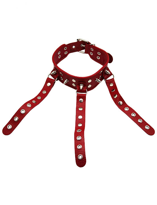 картинка Ошейник-сбруя, красный от магазина ErosMania