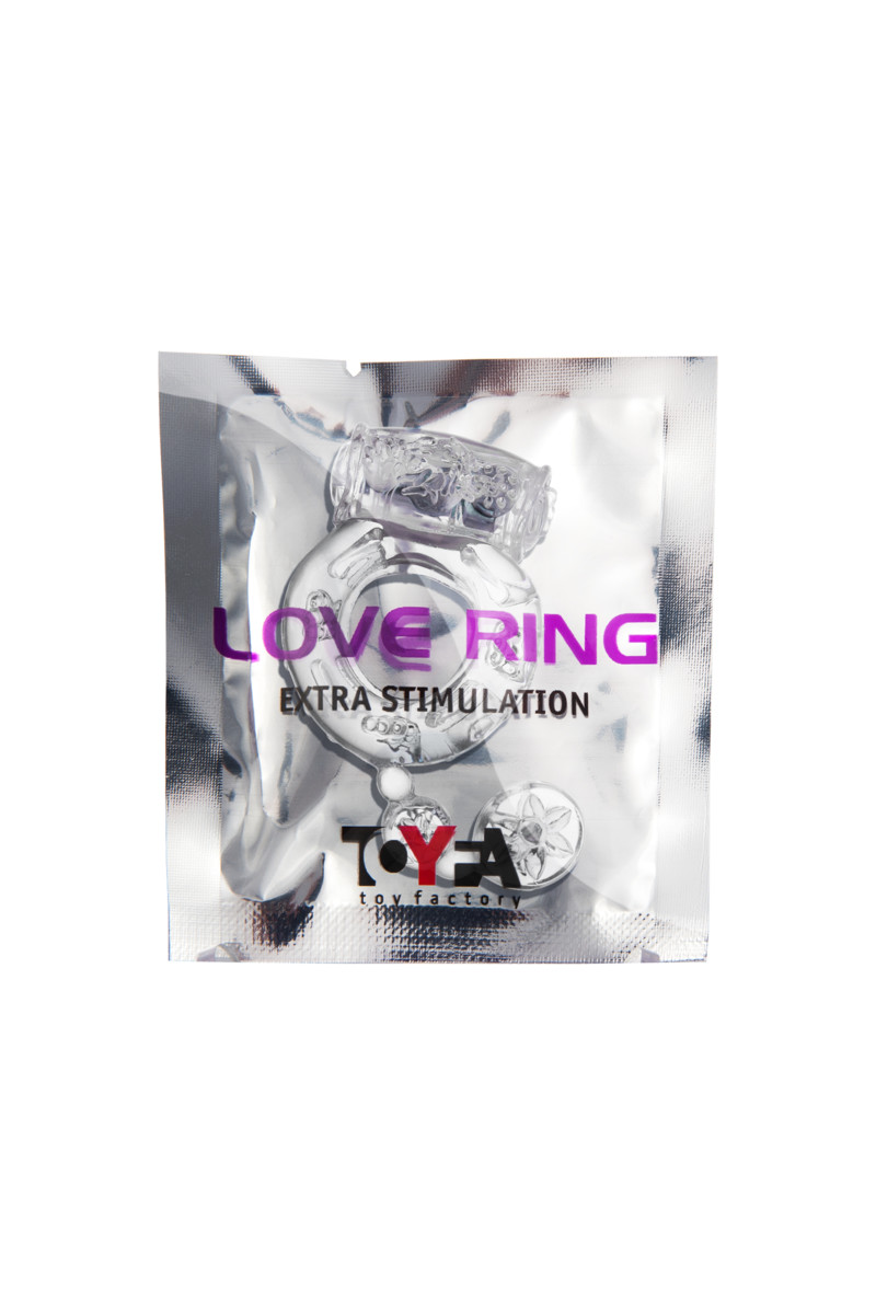 картинка Виброкольцо TOYFA, TPE, прозрачный от магазина ErosMania