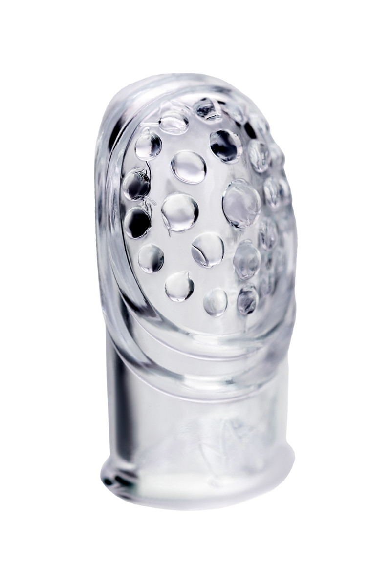 картинка Комплект насадок на палец A-toys Favi, TPE, прозрачный, 3,5 см от магазина ErosMania