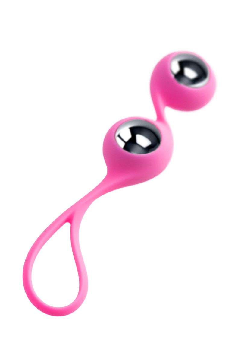 картинка Вагинальные шарики L'Eroina Futa, силикон, розовые, 11 см, Ø 1,9 см, 63 г от магазина ErosMania