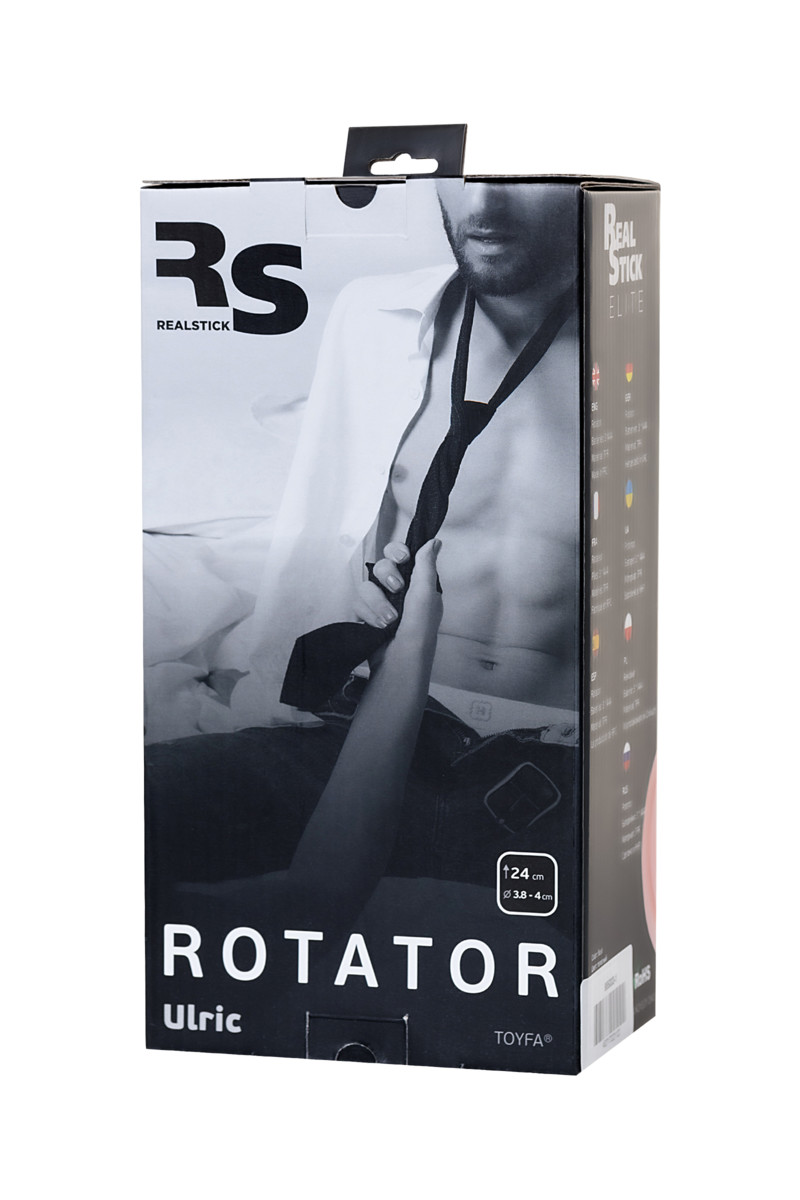 картинка Ротатор RealStick Elite Ulric, TPR, телесный, 17 см от магазина ErosMania