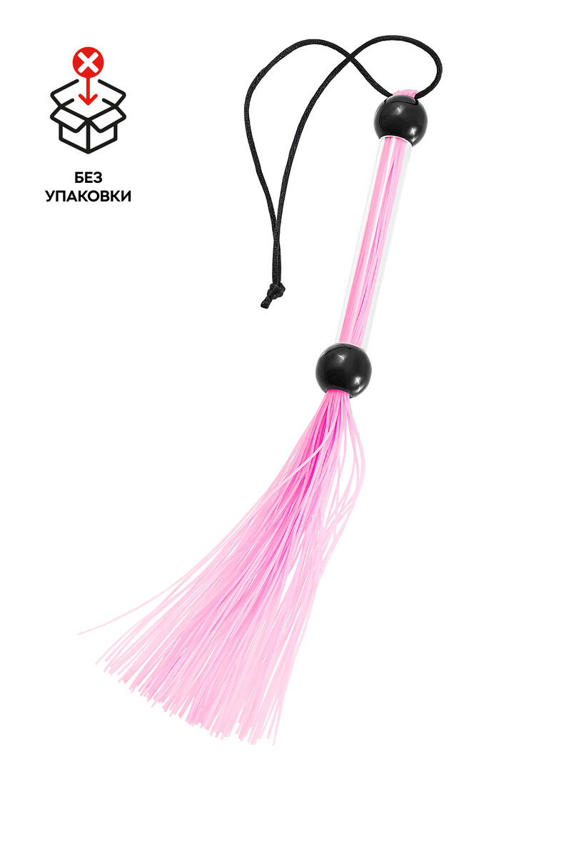 картинка Флоггер TOYFA Theatre с резиновыми хвостами, розовый, 26 см от магазина ErosMania