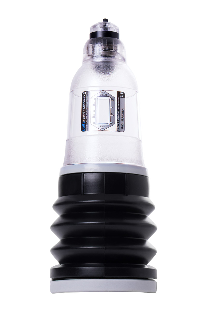 картинка Гидропомпа Bathmate HYDROMAX3, ABS пластик, прозрачная, 22 см от магазина ErosMania