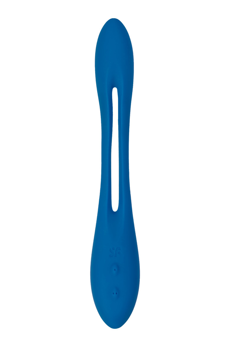 картинка Многофункциональный вибратор для пар Satisfyer Elastic Game, синий от магазина ErosMania